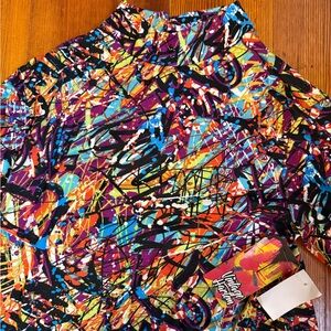 Vintage Harlem Multicolor Abstract Women's Top.